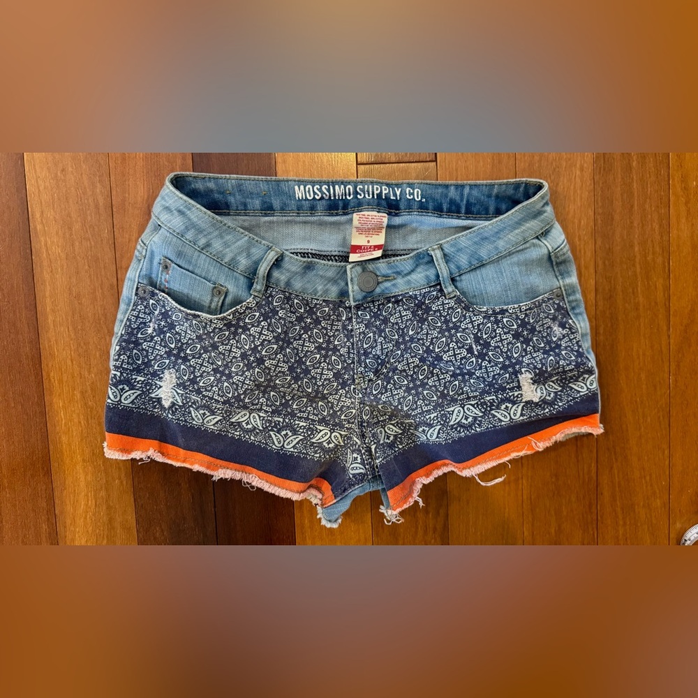 Mossimo Supply Co. Paisley Denim Short